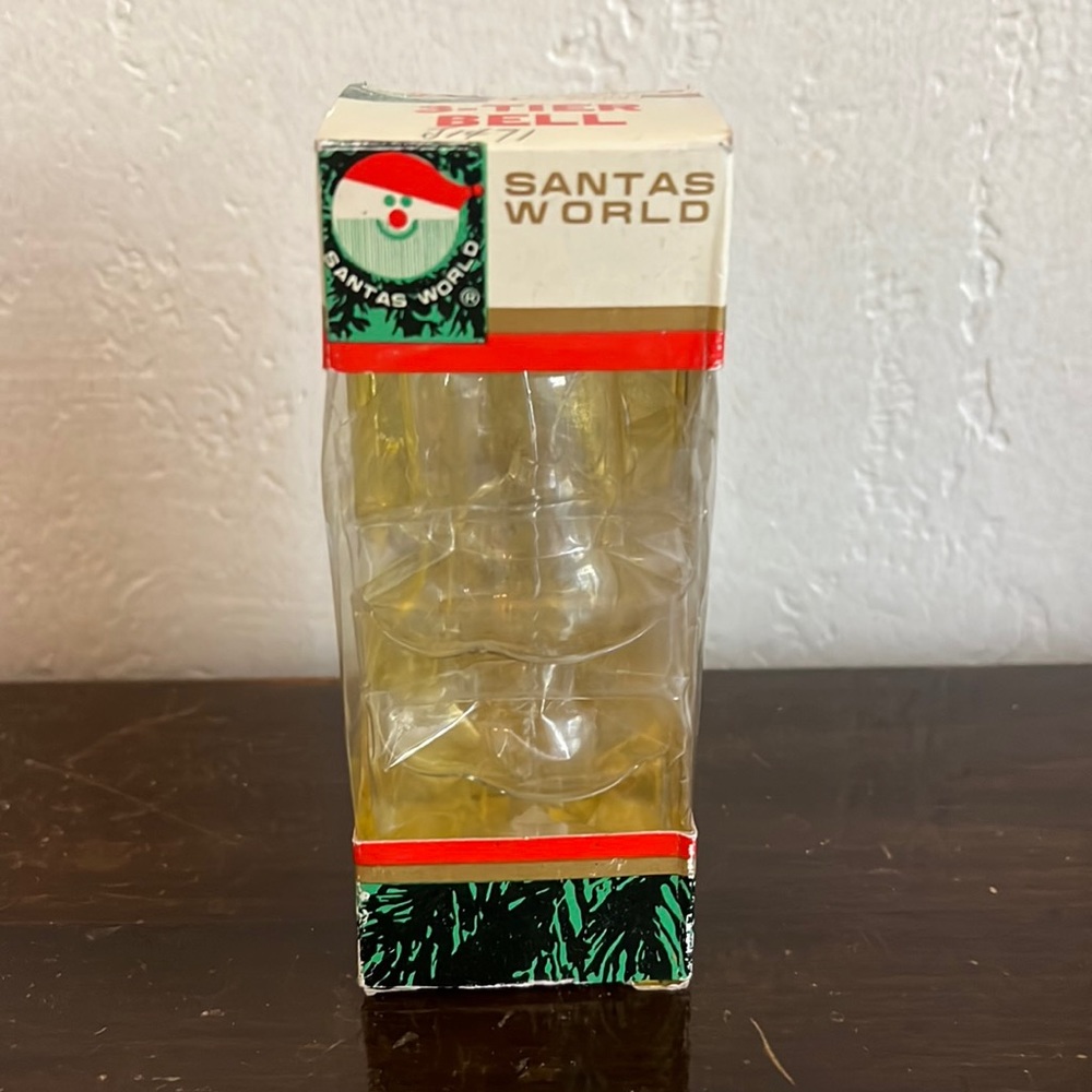 Vintage three tier bell ornament